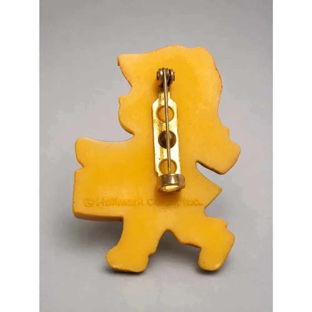 Vintage Hallmark‎ Little Drummer Boy Brooch Pin 3 Dimensional Christmas h-75